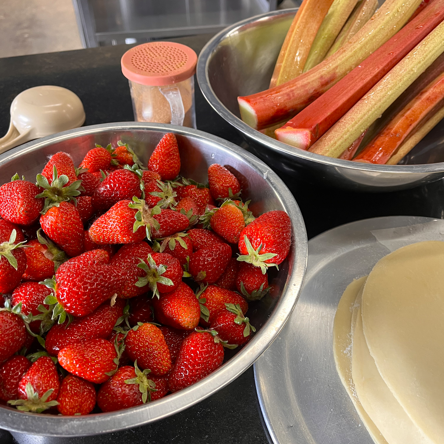 Strawberry Rhubarb Turnover