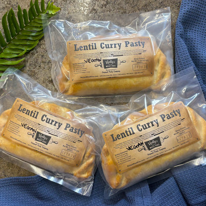 Vegan Lentil Curry Pasty